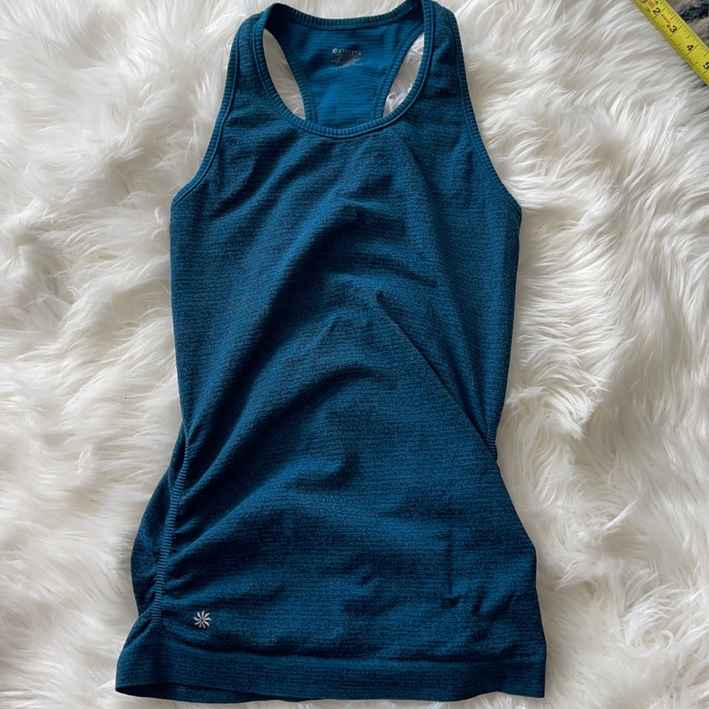 ATHLETA Blue Racerback Tank XS